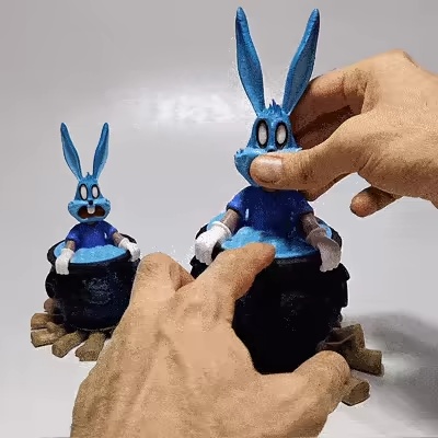 BUGS BUNNY HALLOWEEN SERIES (FLEXI, PRINT-IN-PLACE) 🐇🎃