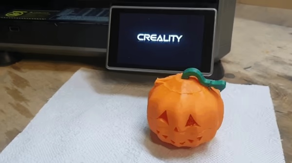 Halloween pumpkin with a funny secret :) !