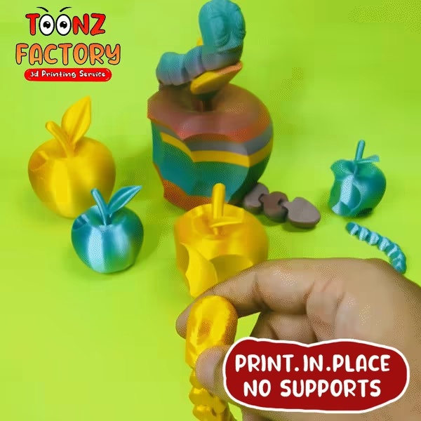 FLEXI PRINT-IN-PLACE APPLE WORM ARTICULATED-1