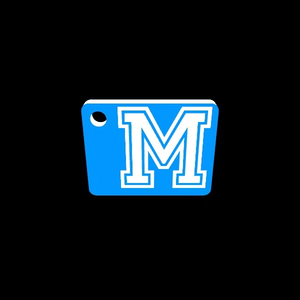 M keychain-5