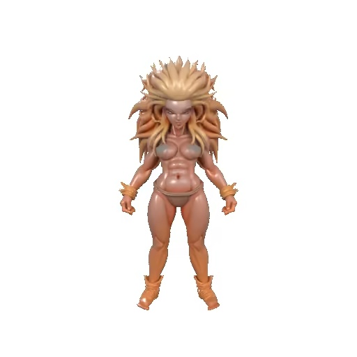 Action Figure SUPER SAYAJIN 3 Sexy Sensual Dragon Ball