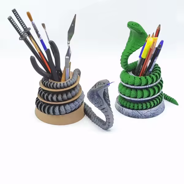 Home page module: Articulated Cobra + Pencil Holder