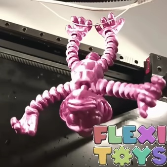 FUNNY FLEXI PRINT-IN-PLACE MONKEY-0