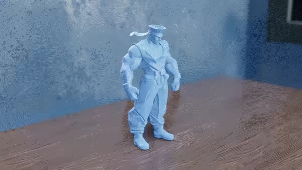 Low Poly Guile