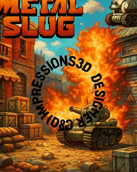 Tanque Version 2 Metal Slug-3