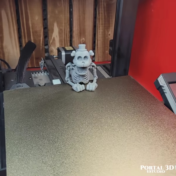 esqueleto do freddy / IMPRESSÃO NO LOCAL SEM SUPORTE
