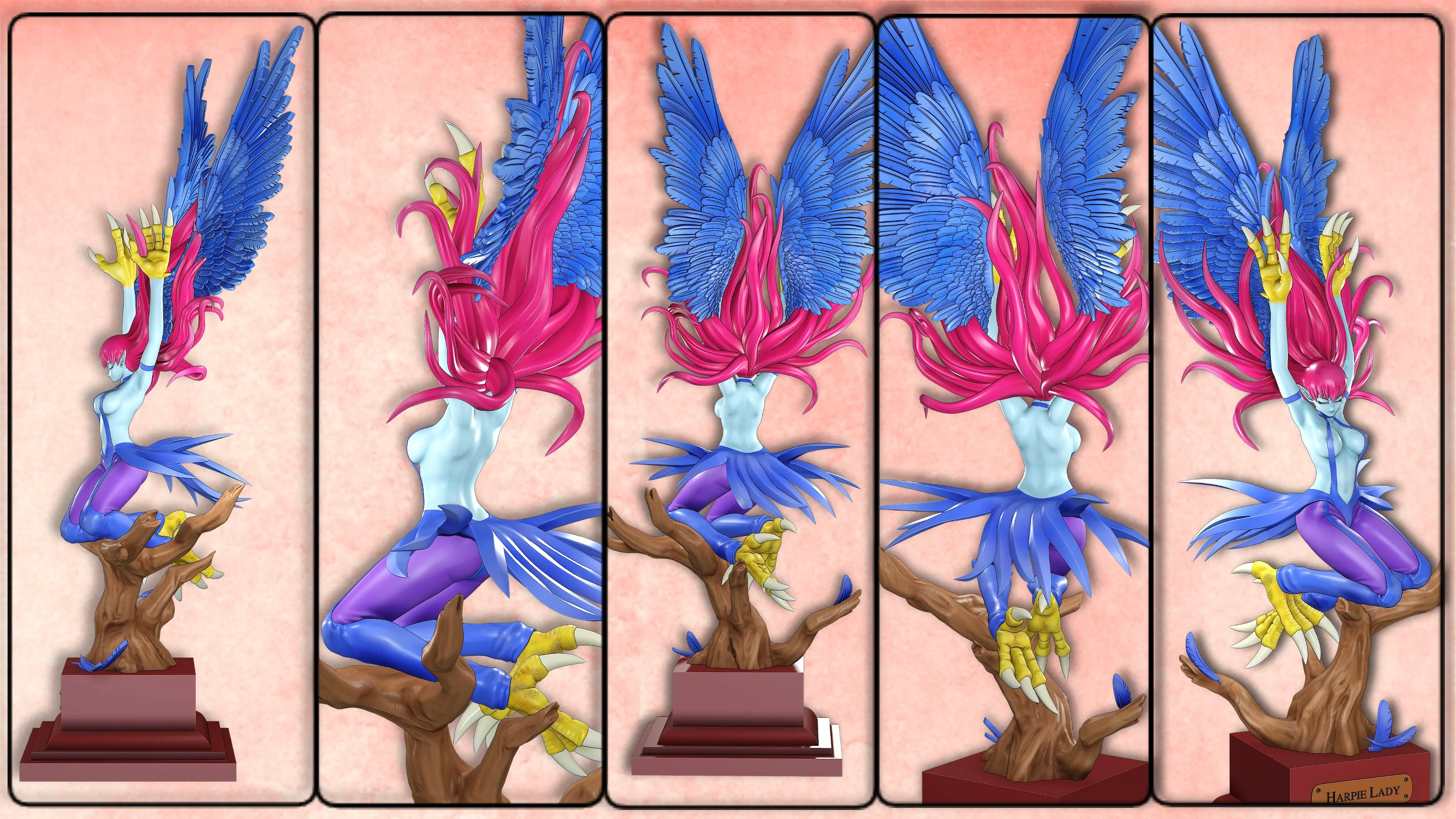 harpie lady figure - yugioh