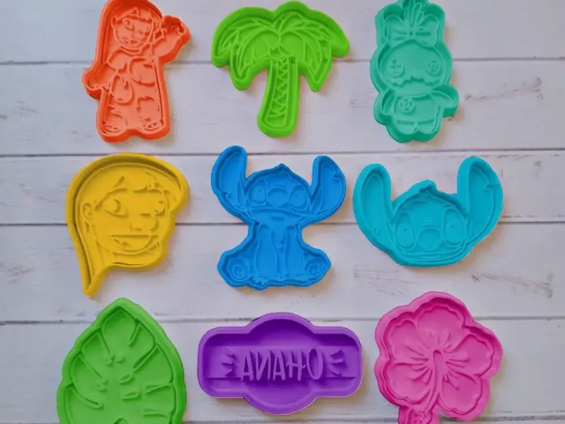 LILO Y STITCH CORTANTE DE GALLETAS