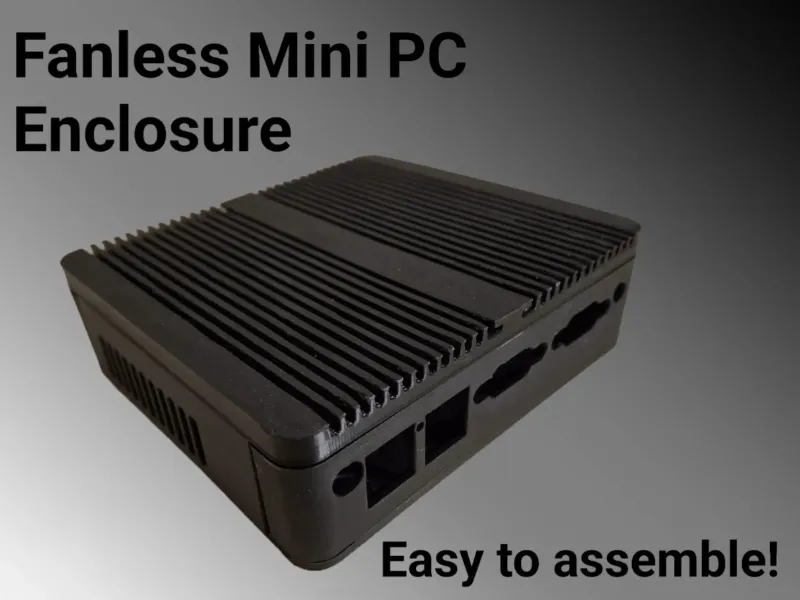 ファンレスミニPCケース
