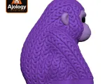 Knitted Cute gorilla – STL & 3MF Files for 3D Printing-5