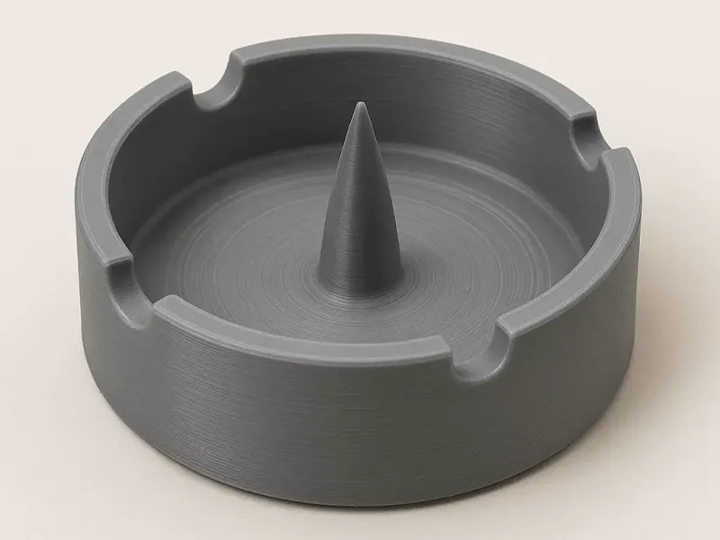Spike Stopper” Ashtray