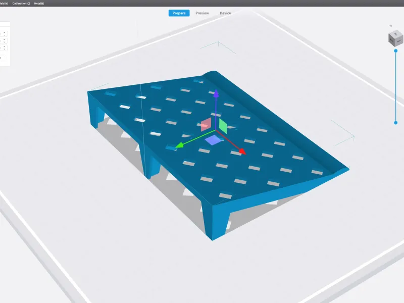Vassoio inclinabile per mini-tastiere di mezza dimensione (ad es. 7sPRO, Helix, Froggy)