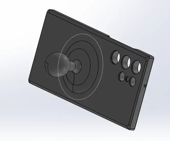 S22 Ultra case avec bille 1" de type ram mount
