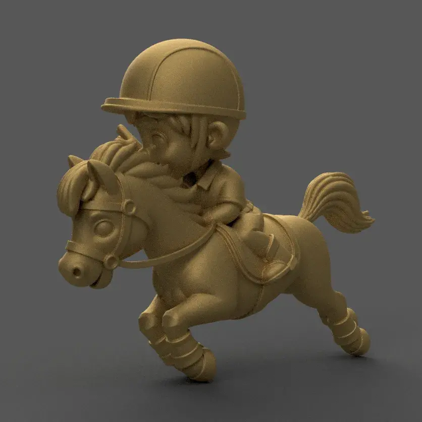 Other STL Download - Fun 3D Pony Model for Kids - Perfect Desk Decor ...