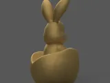 Cute Easter Bunny in Egg – 3D STL Model for Decoration-6