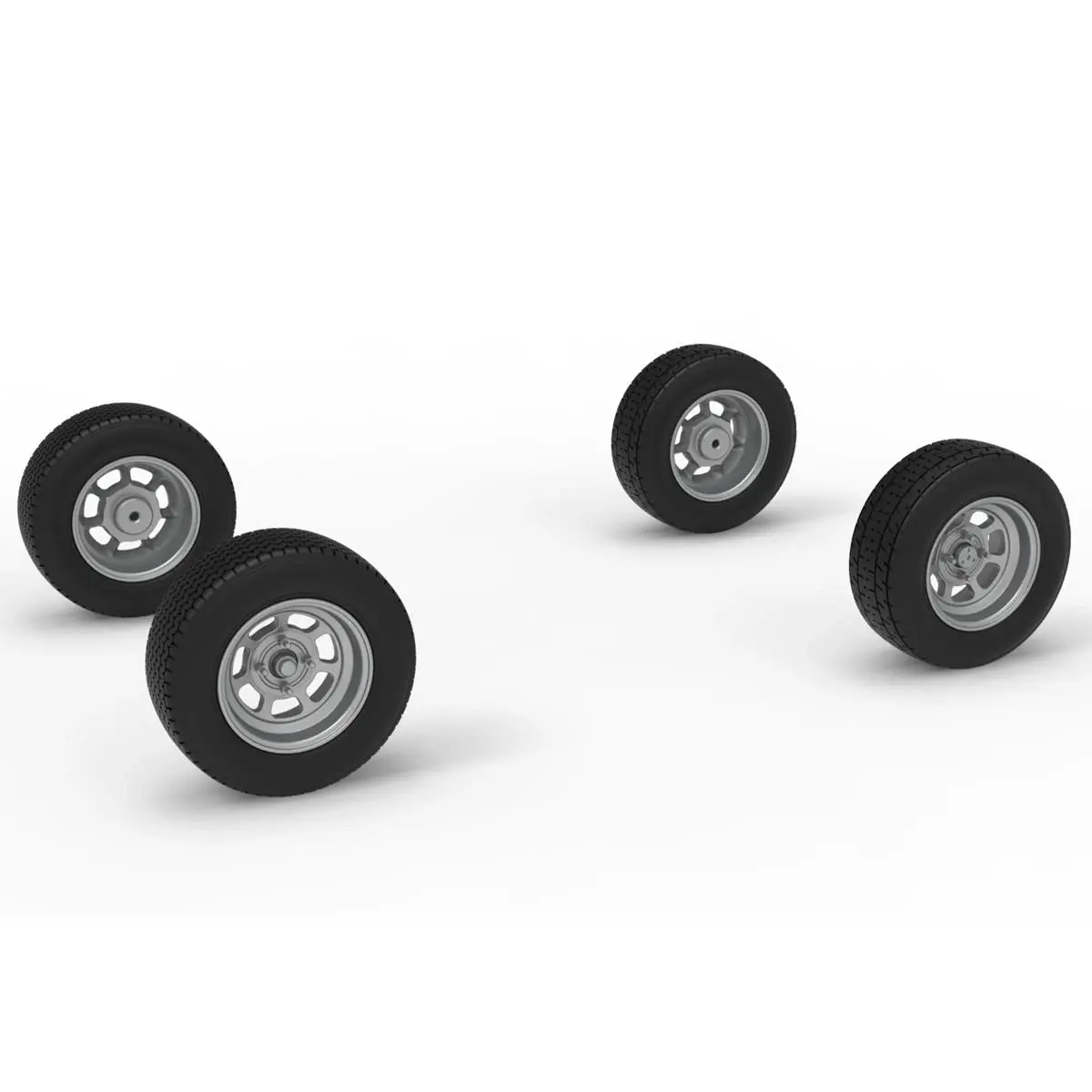 Wheel Set of Dwarf car Scale 1:25