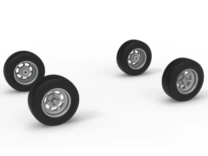 Wheel Set of Dwarf car Scale 1:25