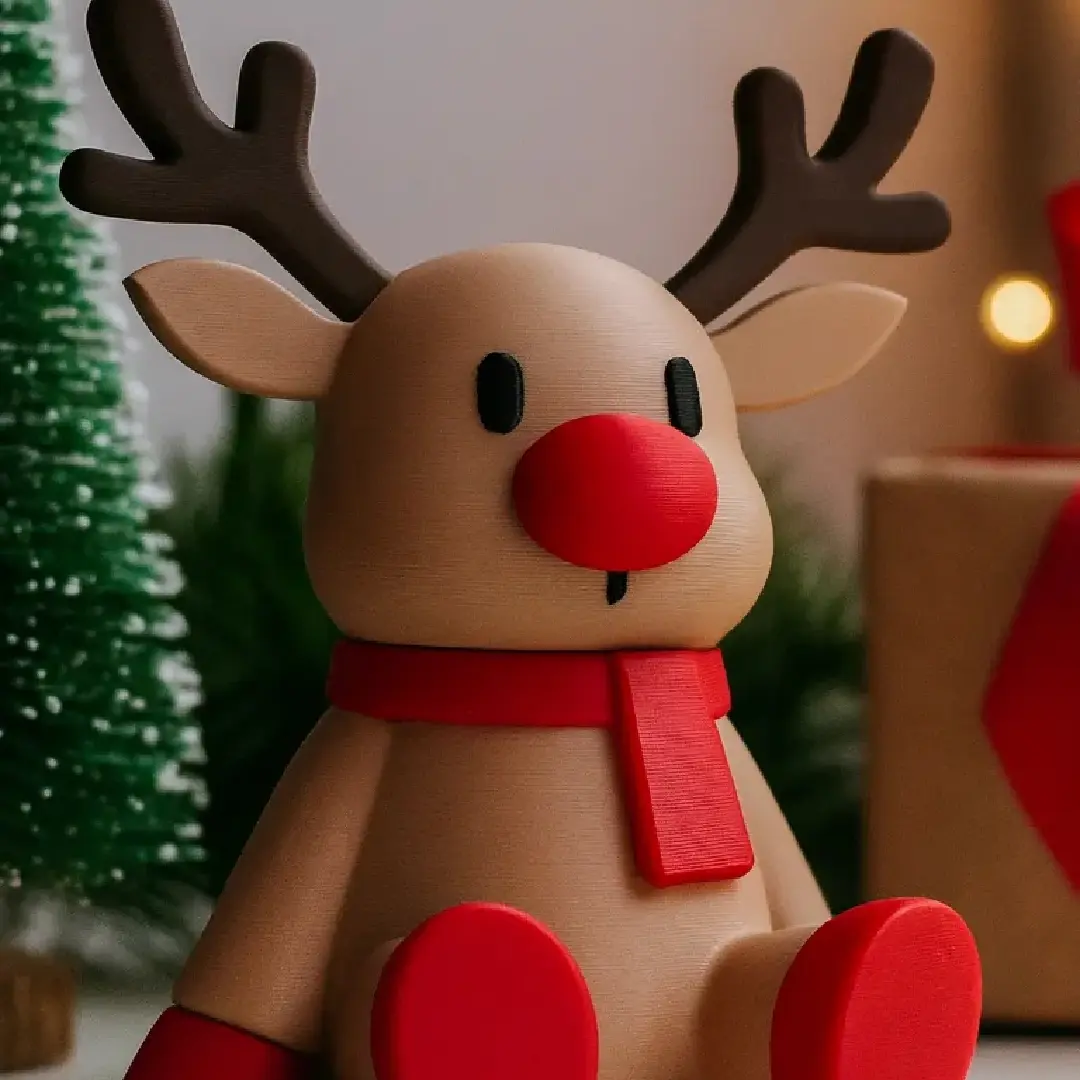 Rudolph Ornament - Perfect for Christmas - Deer