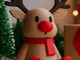 Rudolph Ornament - Perfect for Christmas - Deer