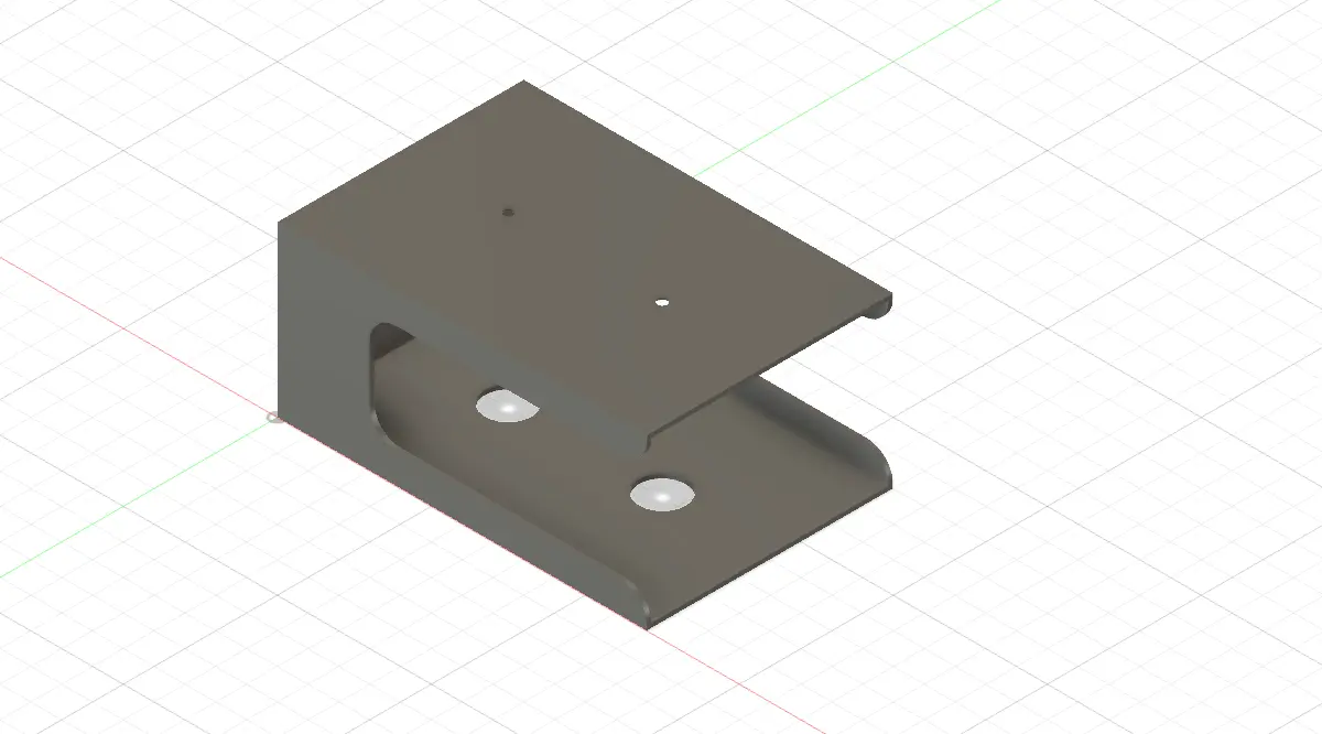 muizenrek voor onder de tafel, makkelijk toegankelijk voor de hand. 