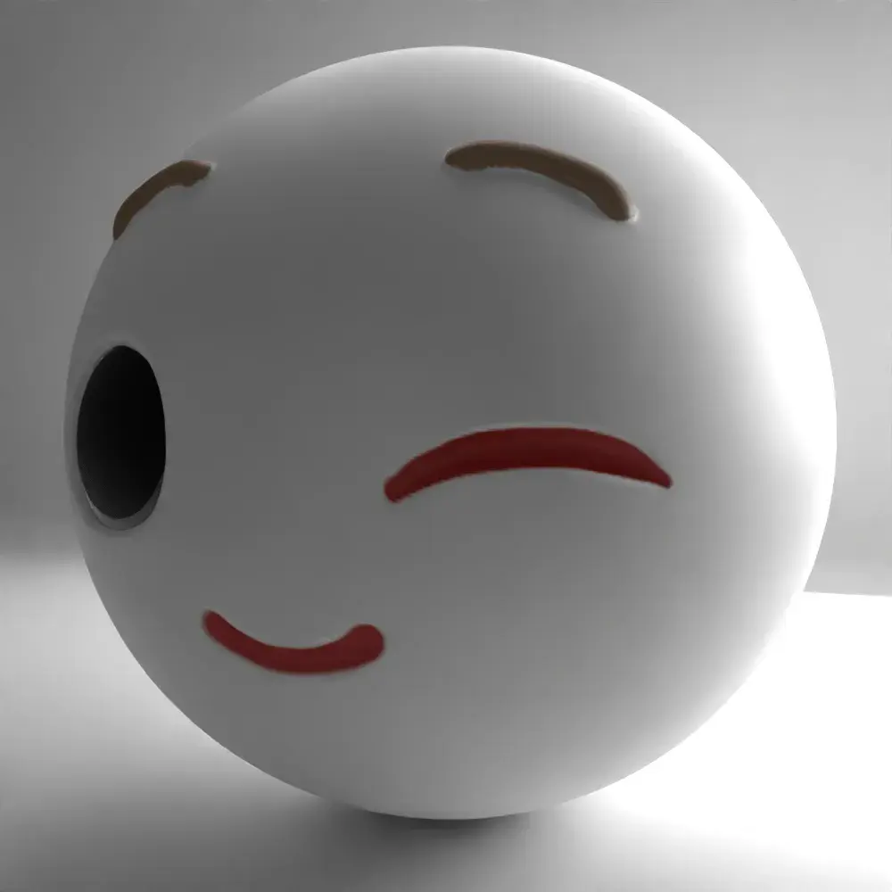 cute smiley face for desk decoration