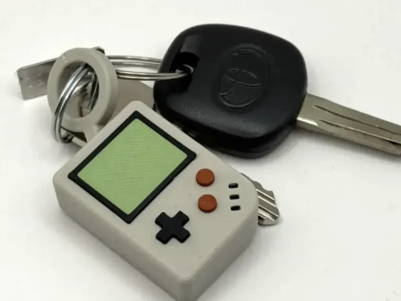 Retro Gameboy Keychain