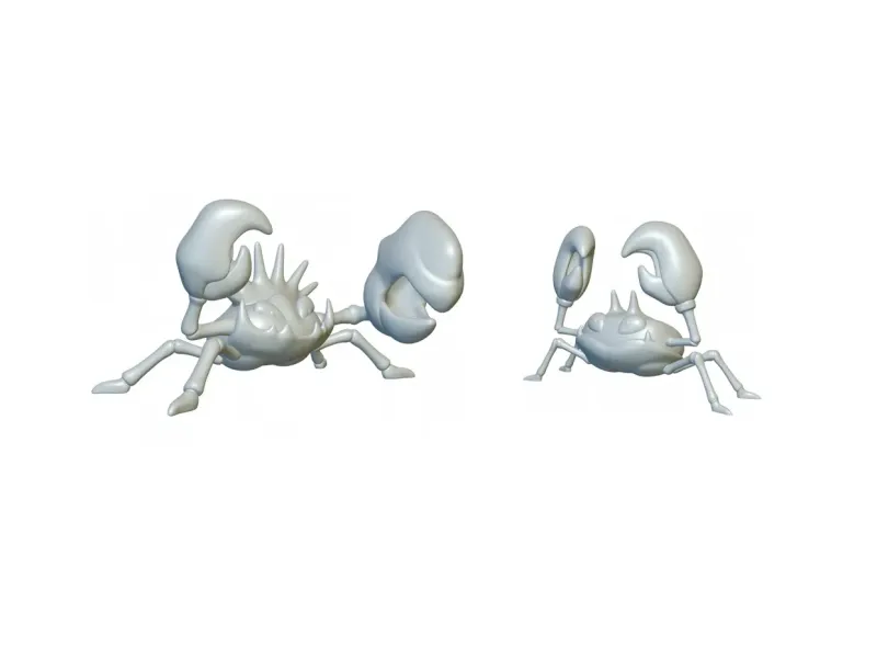 Pokemon Krabby &amp; Kingler - готов к 3D-печати!