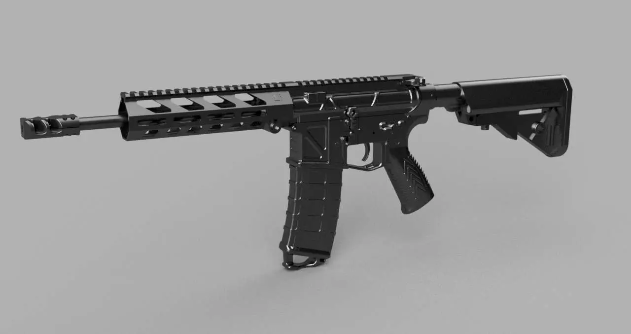 Printable Airsoft AR15 (PAAR15) AEG Body kit (08.12.19)