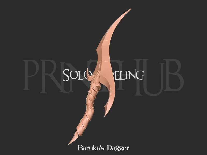 Solo Leveling - Baruka's Dagger Weapon Cosplay