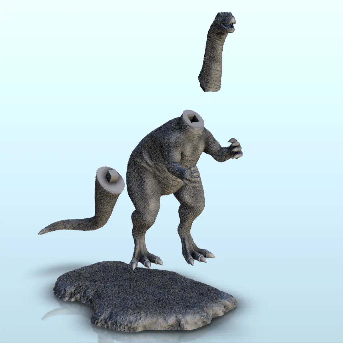 Plateosaurus Dinosaurier (11) - Miniaturen Figur Statue Szener
