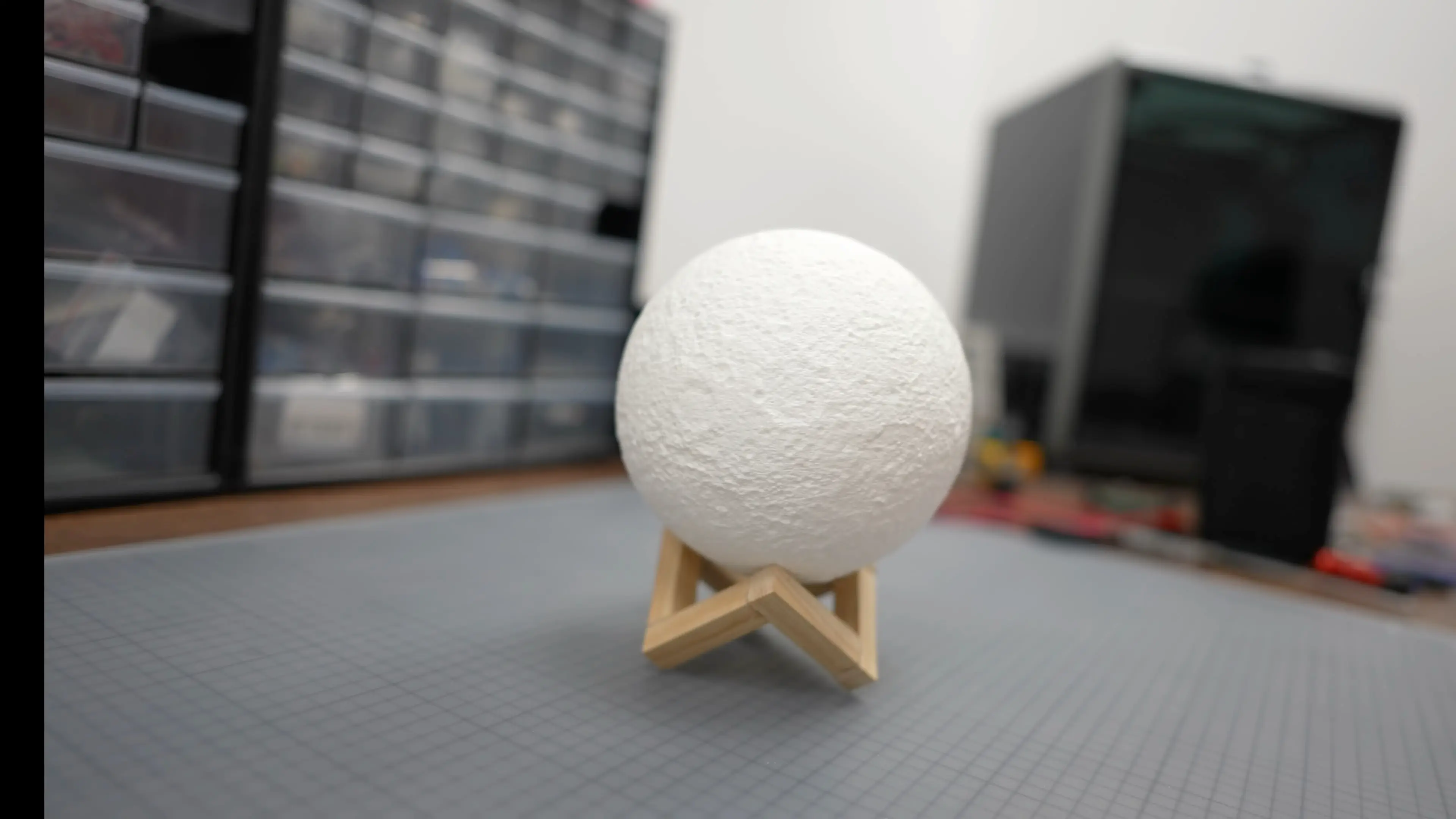 Interactive RGB Moon Lamp