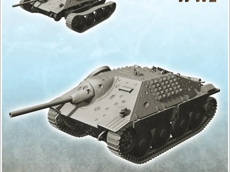 Jagdpanzer 38(t) Hetzer - WW2 German Flames War Bolt Action