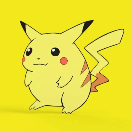 Original Pikachu Wall Art