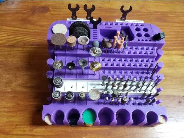 Dremel bit organizer