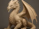 Dragon 3d printable figure-0