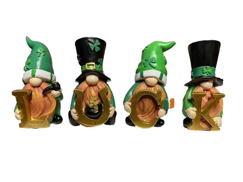 Lucky Four Gnomes Saint Patrick's Day Decoration