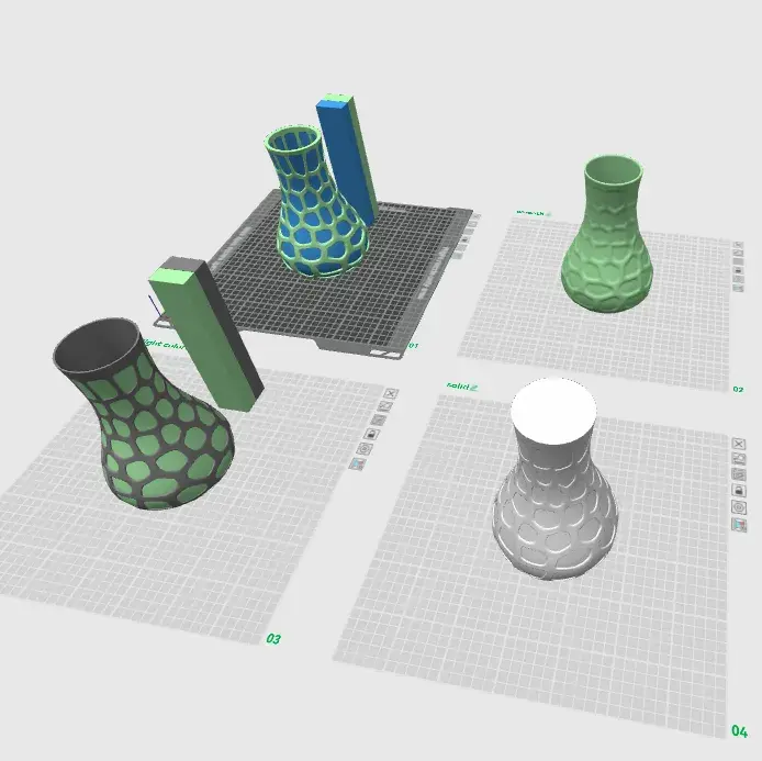 Salamandra Vase | Modern Vase with Organic Pattern