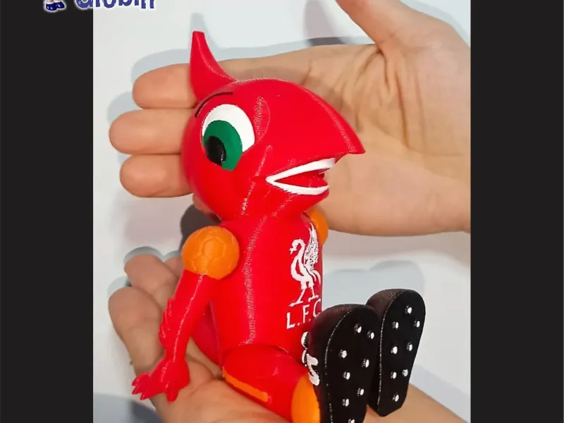 FLEXI MASCOTA MIGHTY - LIVERPOOL FUTBOL CLUB - ARTICULADO