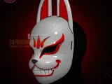 Genba Kazama Fox Mask - The Elusive Samurai Cosplay Props-7