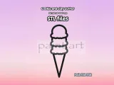 Ice Cream Cookie Cutter, 5 sizes, Shape, Holidays, Summer-1