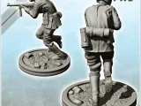 German storm trooper running with MP38 (3) - WW2 Terrain fig-2