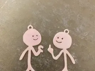 Fun match man, couple match man key chain pe趣味火柴人，情侣火柴人钥匙扣挂件