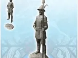 Medieval warrior in plain armor with spear (32) - miniatures-0