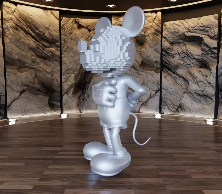 Mickey Mouse Mosaic Fan Art Toy