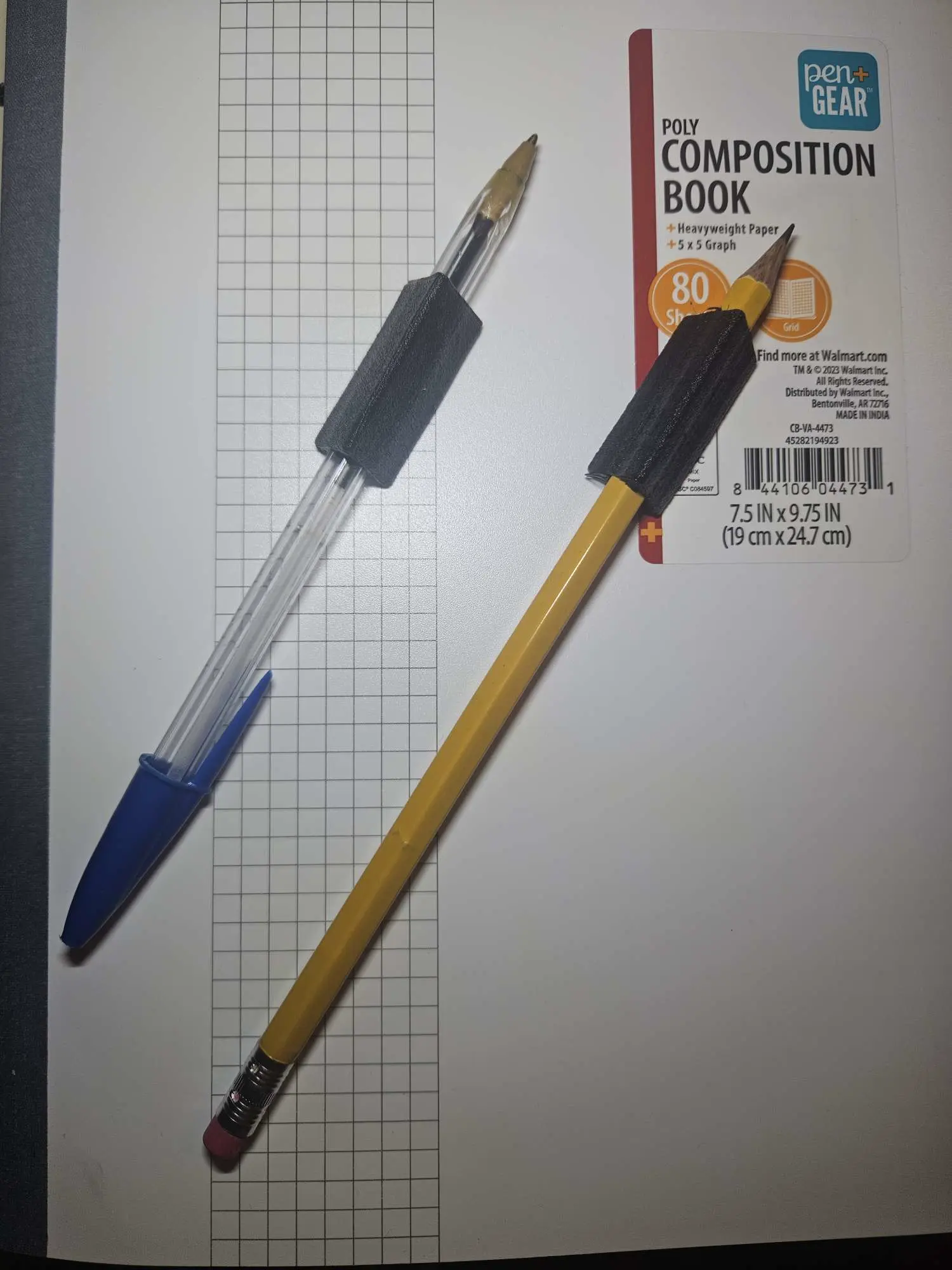 tpu pen/pencil triangular gripper