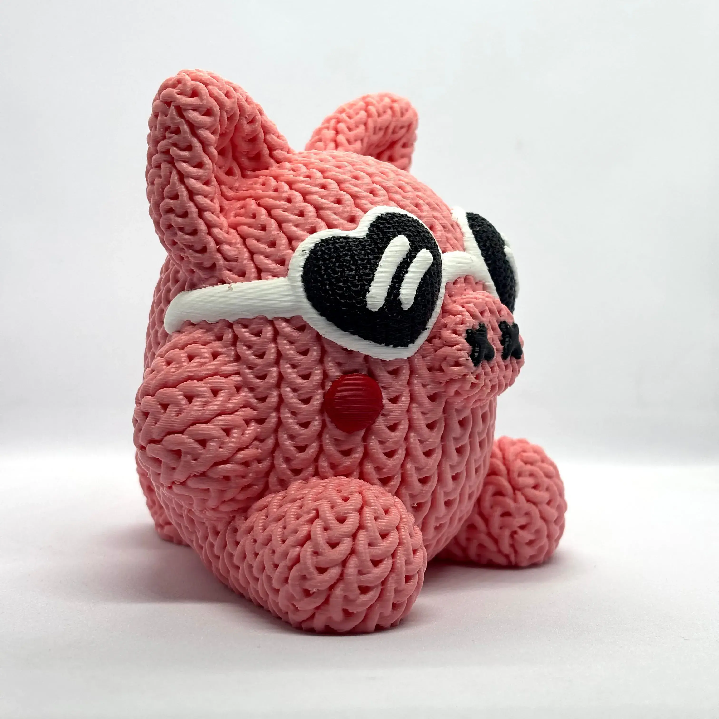 Knitted Valentine Piggy