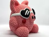 Knitted Valentine Piggy-2