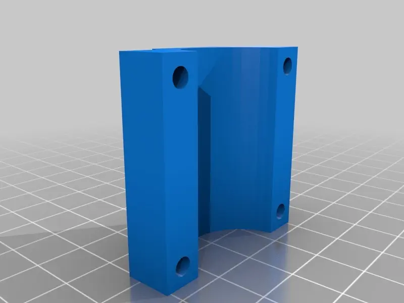 Mostly Printed CNC -Add On- Pipe Clamp 90
