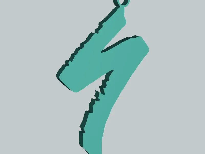 Specialized mtb keychain logo 