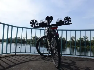 The Bicycle Bubble Machine
